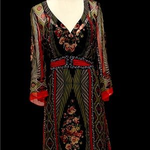 All Silk.coverlet.    Black Sheath.  Size 12